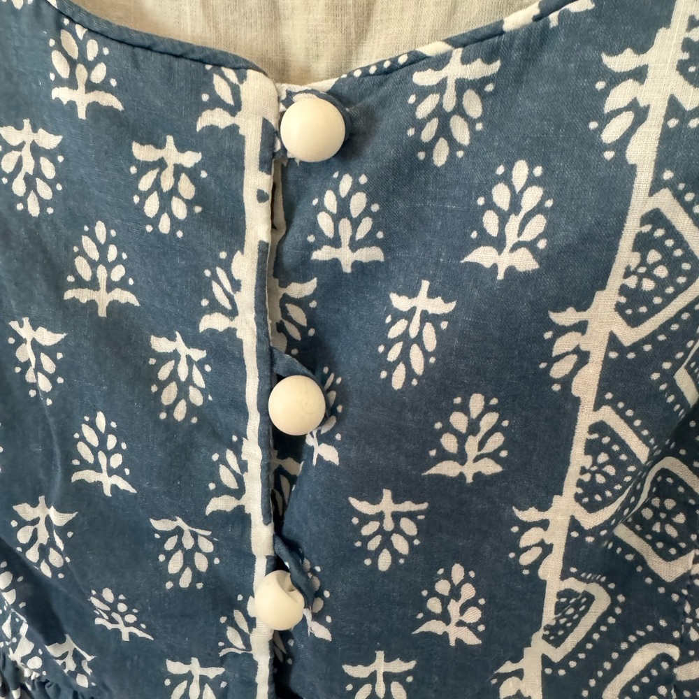 True Vintage 1970s Elisabeth Stewart cotton sundress - Picture 3 of 5